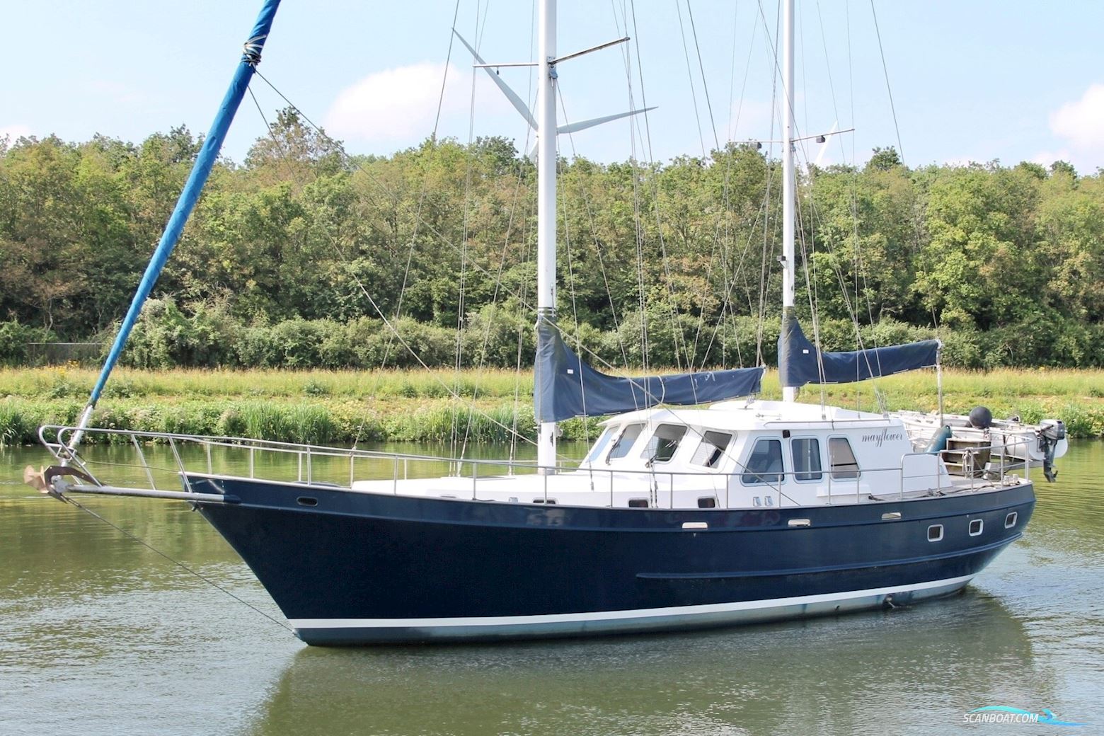 Motorsailer Volker 50 MS Motorseglar 1991, med MTU (Mercedes) motor, Holland