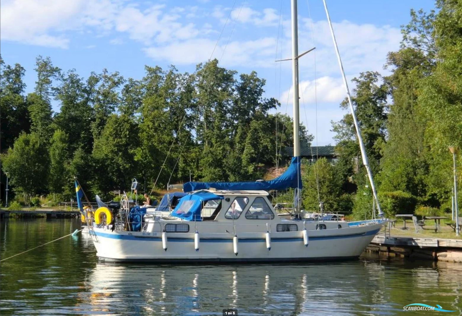 Riwall 37 Motorseglar 1976, med Ford Lehman motor, Danmark