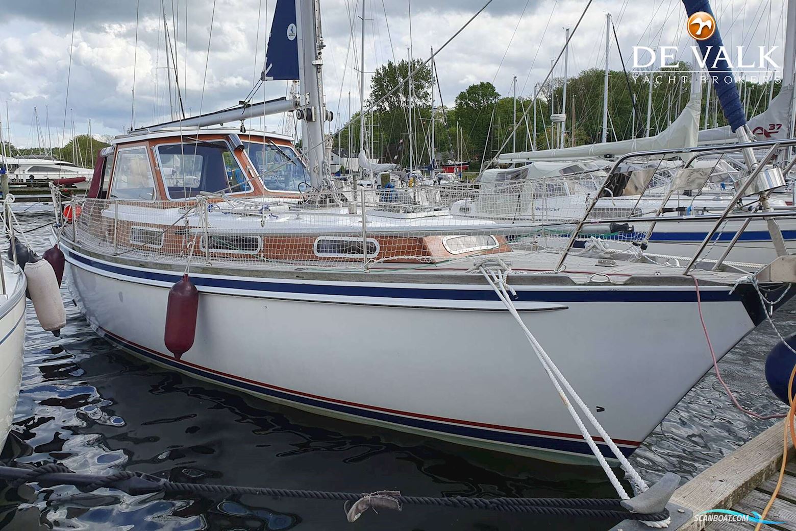Vilm 106 Motorseglar 1990, med Volvo Penta motor, Danmark