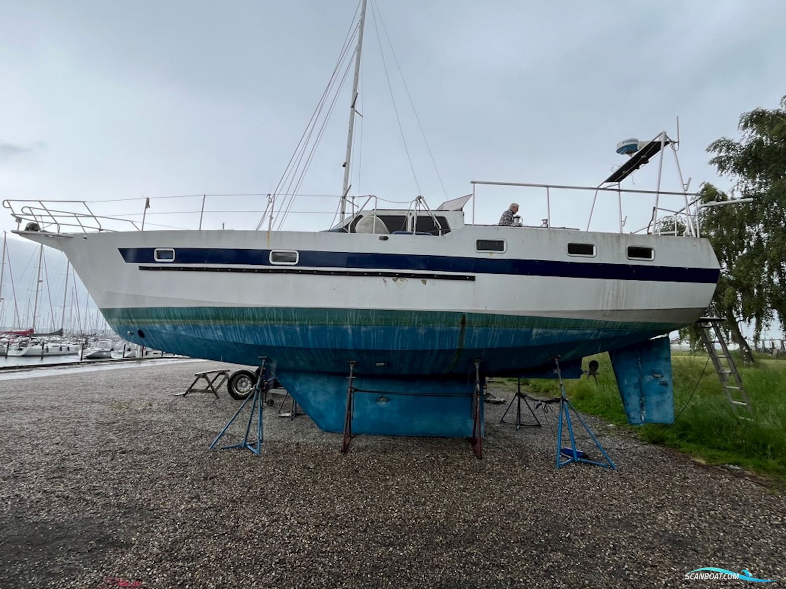 Borghegn 43 Motorsegler 1985, mit Ford motor, Dänemark