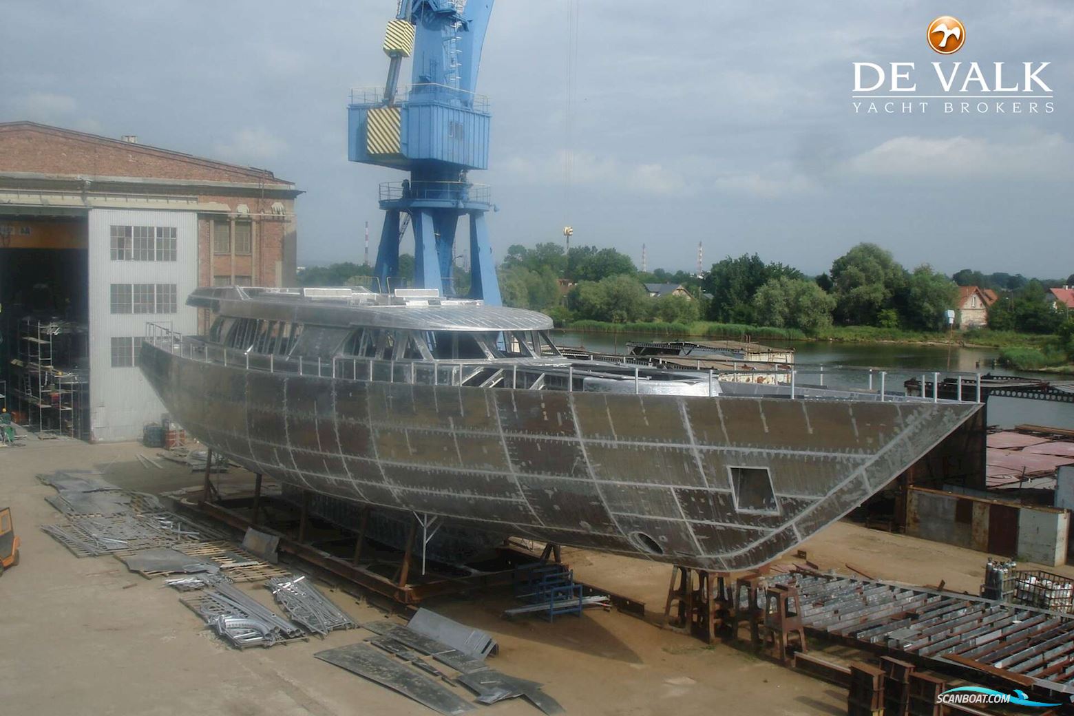 One Off 45 meter Motor Sailer Barracuda design Motorsegler 2008, mit Not yet built in motor, Polen