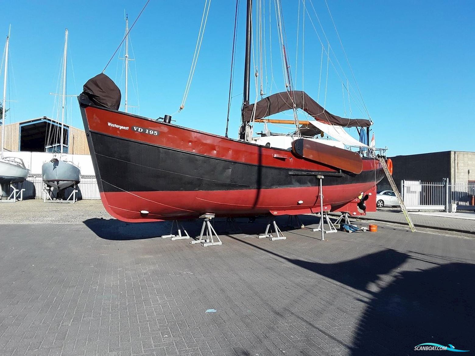 Sailboat "Marker Rondbouw" Motorsegler 1948, mit M.A.N. motor, Niederlande