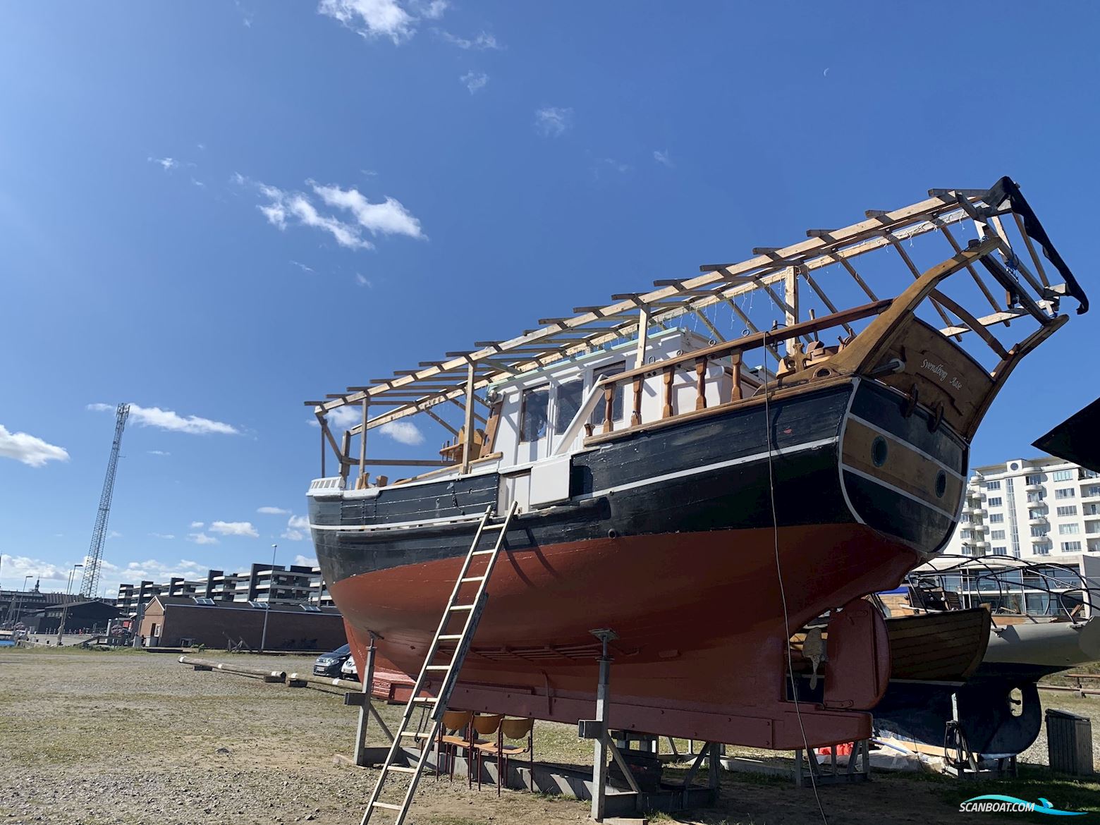 wooden boat - Jagt Ketch Rigged