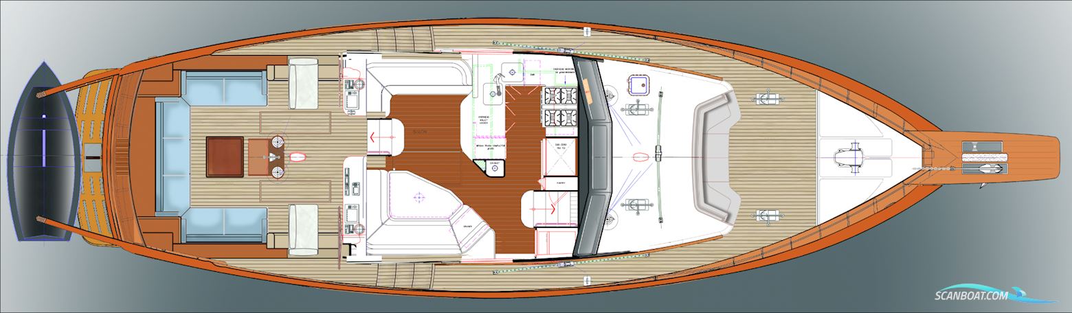 53ft Motorsailer, Shallow Water, Lifting Keel, Ketch Rigged