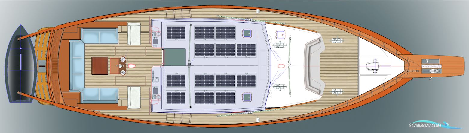53ft Motorsailer, Shallow Water, Lifting Keel, Ketch Rigged