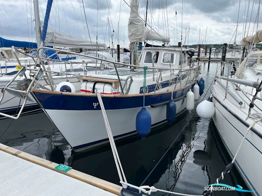 De Boarnstream Sirocco 31 Motorsejler 1986, med Perkins 4.108 motor, Danmark