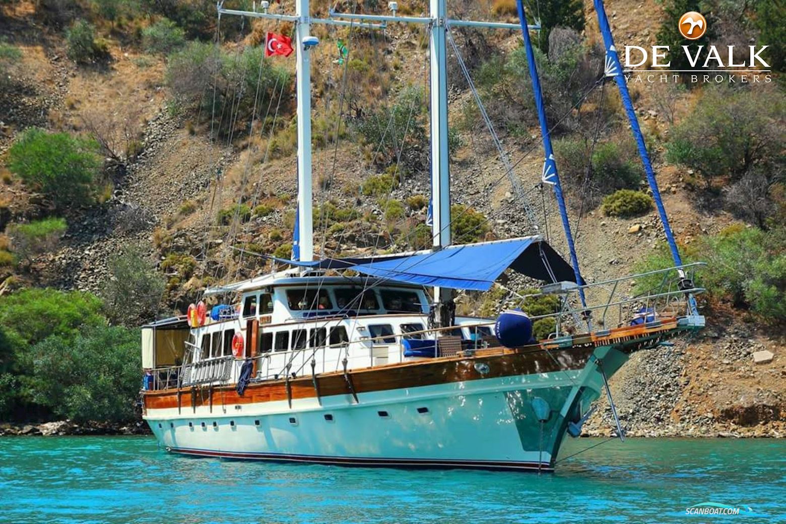 Gulet 28 m Motorsejler 1992, med Mtu motor, Tyrkiet