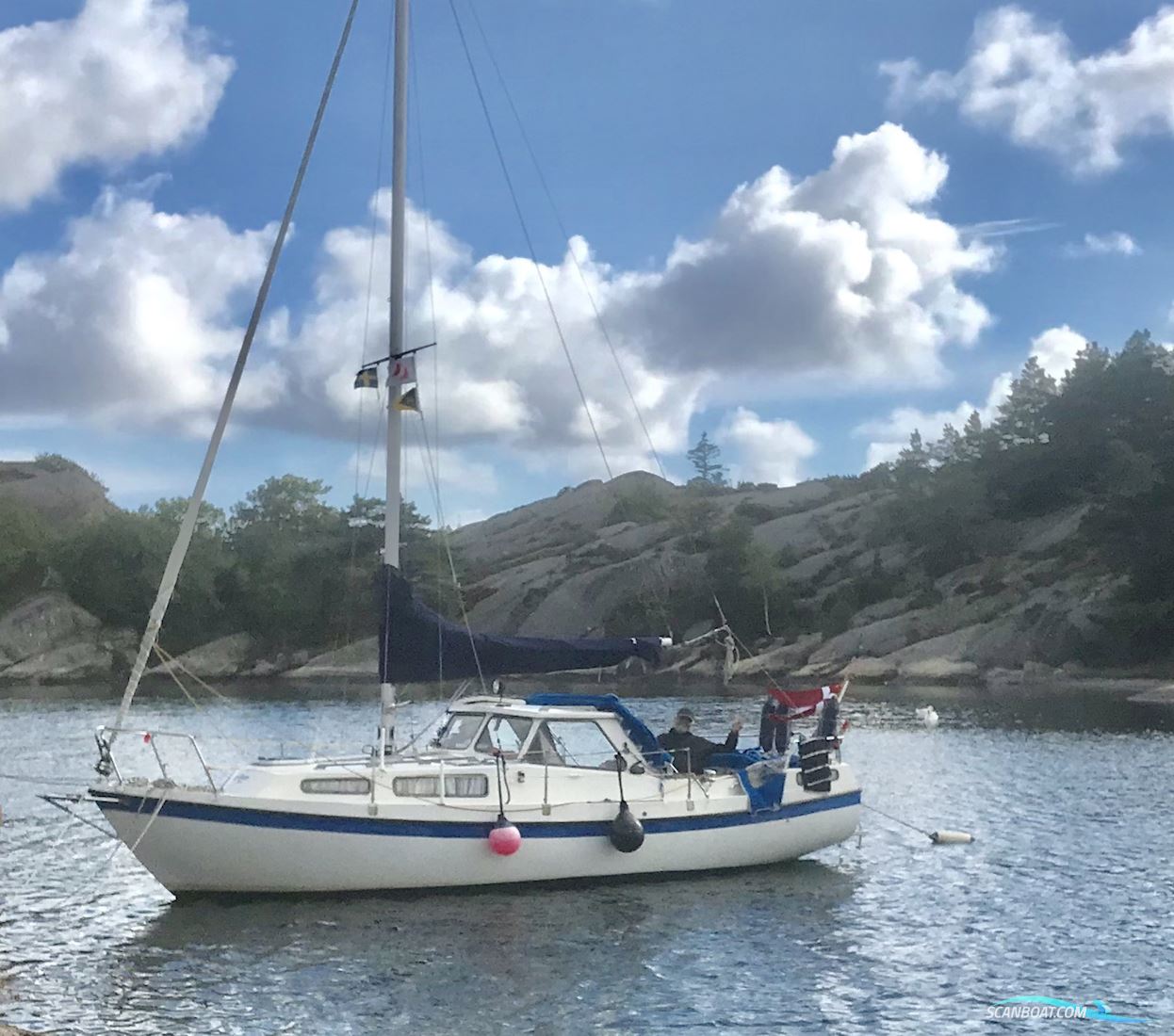 Kitt 25 Motorsejler 1975, med Yanmar 3YM20 motor, Danmark