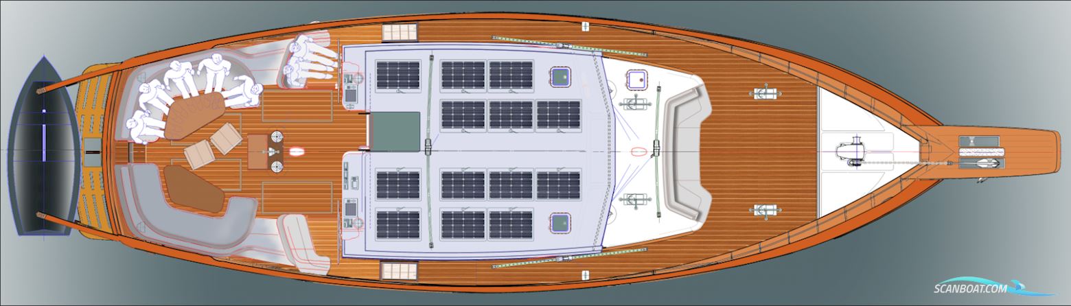 53ft Motorsailer, Shallow Water, Lifting Keel, Ketch Rigged