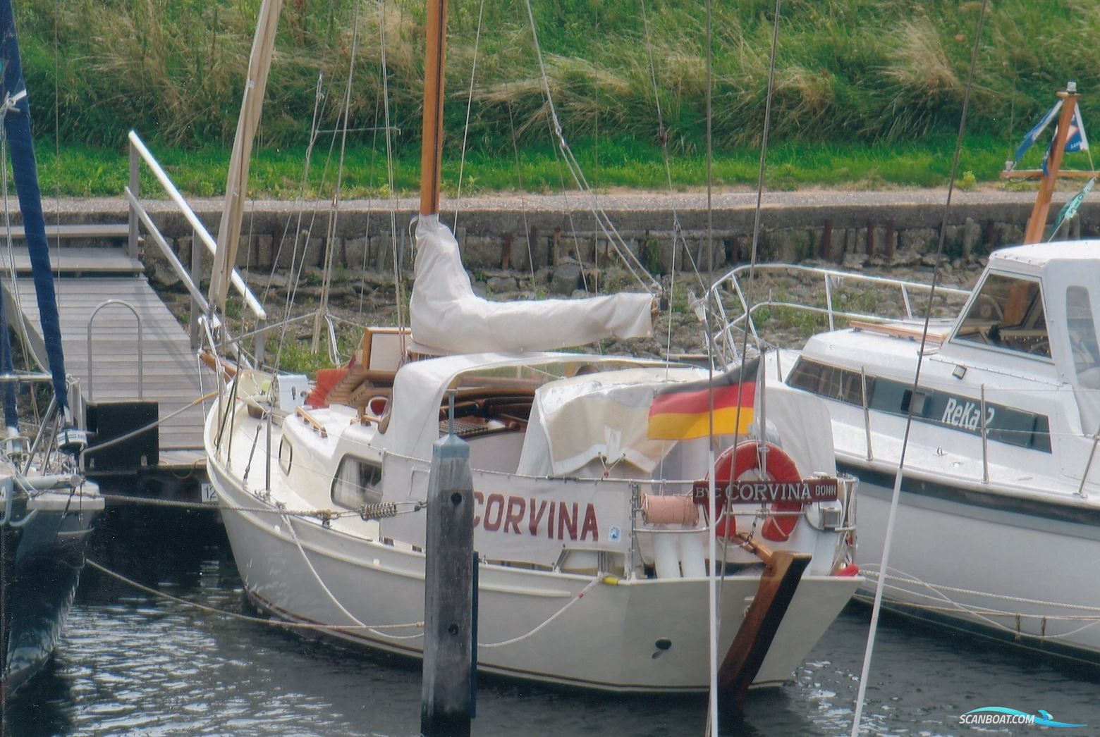Dutchy 835 Motorzeiler 1966, met Farymann motor, The Netherlands