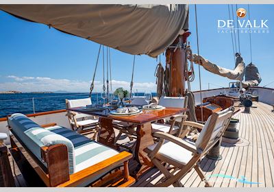 Feadship Ketch Motorzeiler 1939, met Caterpillar motor, Spain
