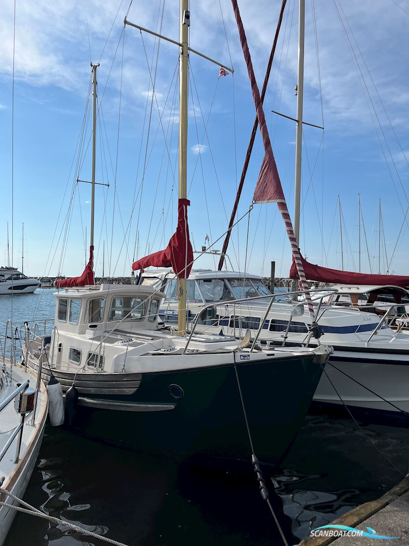 Fisher 25 Motorzeiler 1974, met Sole 34 motor, Denemarken