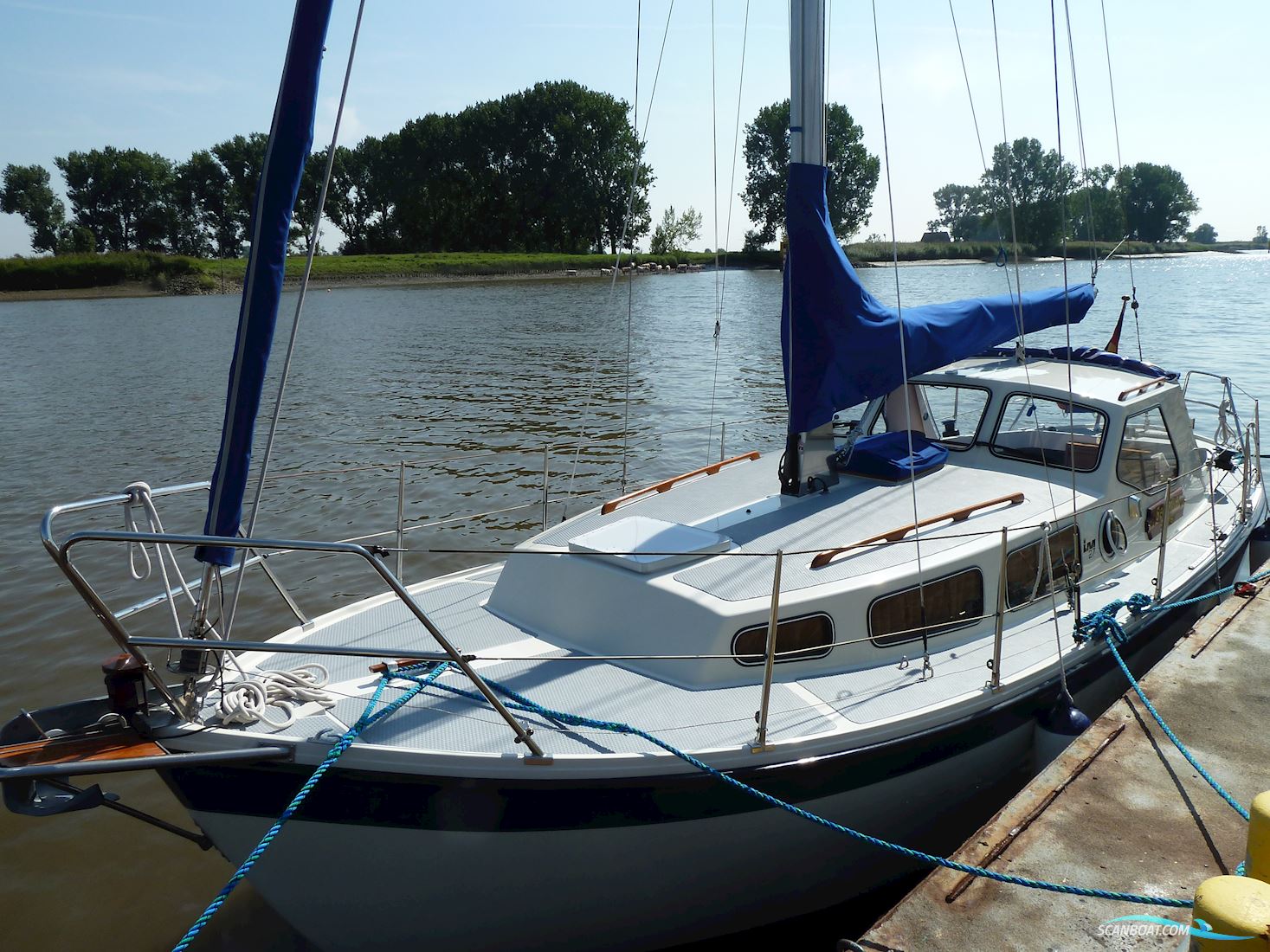 LM 27 Motorzeiler 1980, met Beta Marine BD25 motor, Duitsland