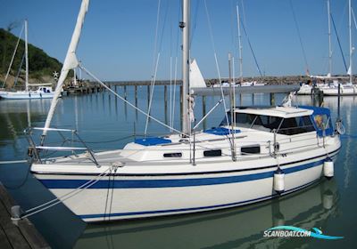 LM 28 Motorzeiler 1989, met Volvo Penta 2003 Marinediesel motor, Denemarken