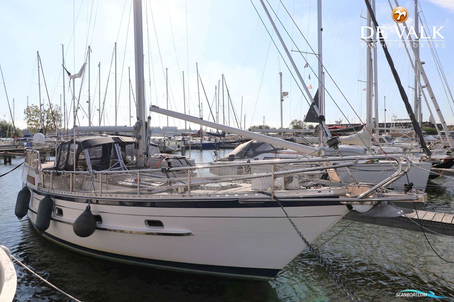 One Off Motorsailer Motorzeiler 1992, met Ford motor, The Netherlands