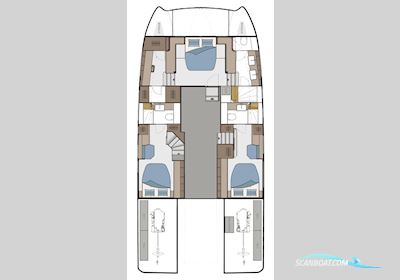 Aquila 54 Yacht Multi hull boat 2021, with Cummins Qsb 6.7 550 HP engine, Turkey