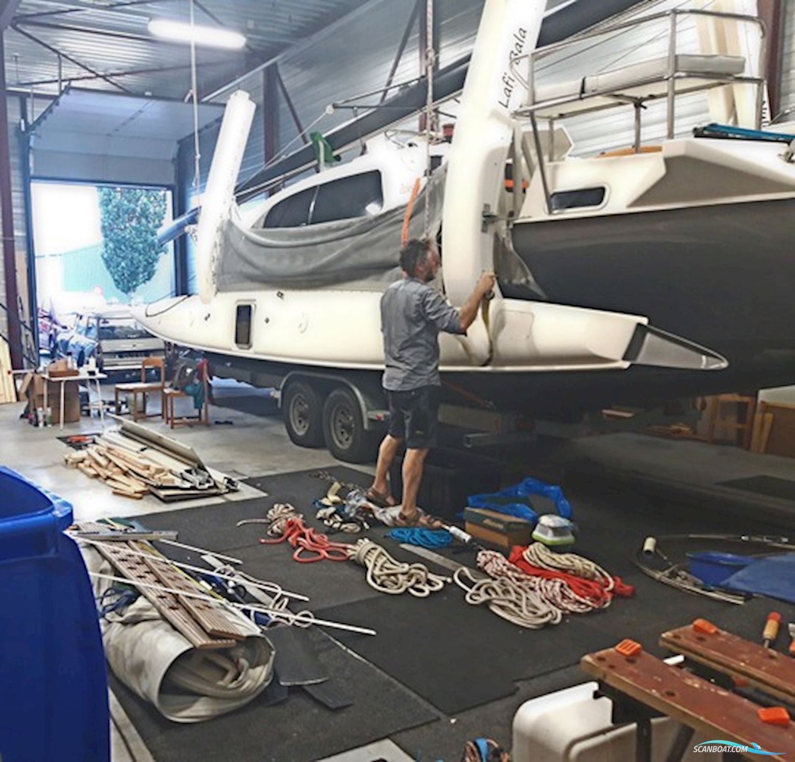 Corsair 36 folding trimaran