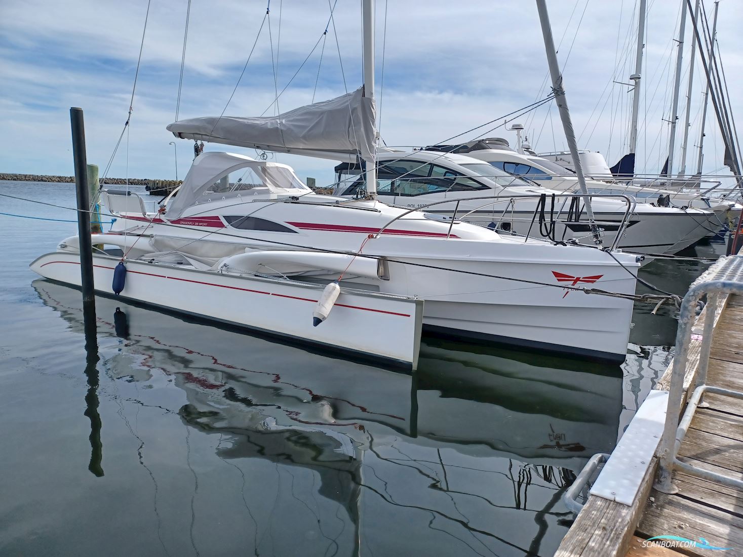 Dragonfly 28 Sport Multi hull boat 2012, with Mercury engine, Denmark