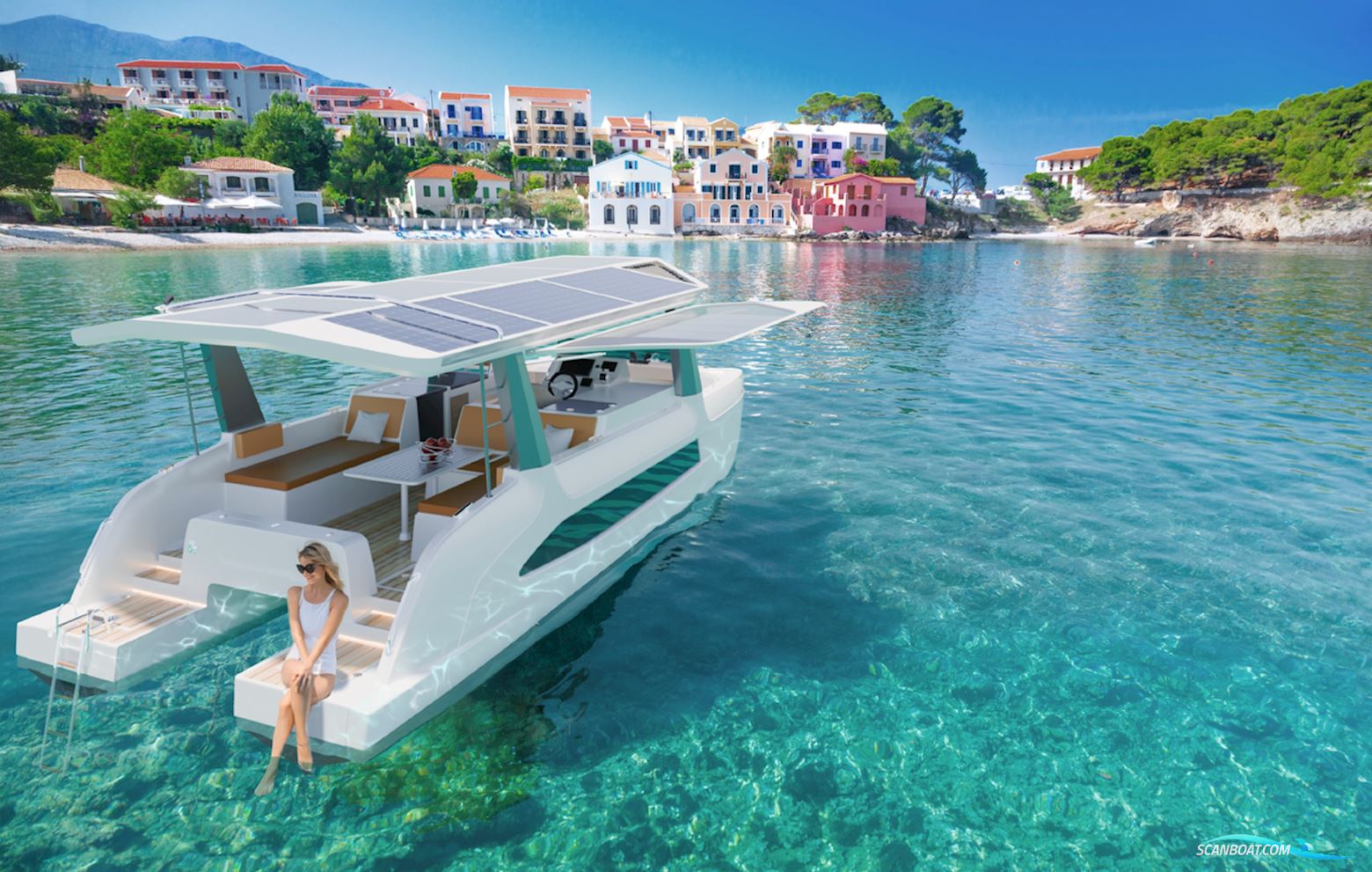 Millikan Boats M.10 Multi hull boat 2025, with Moteurs Électriques Bellmarine Drive Master Evo 20 (20 kW Chacun) engine, France