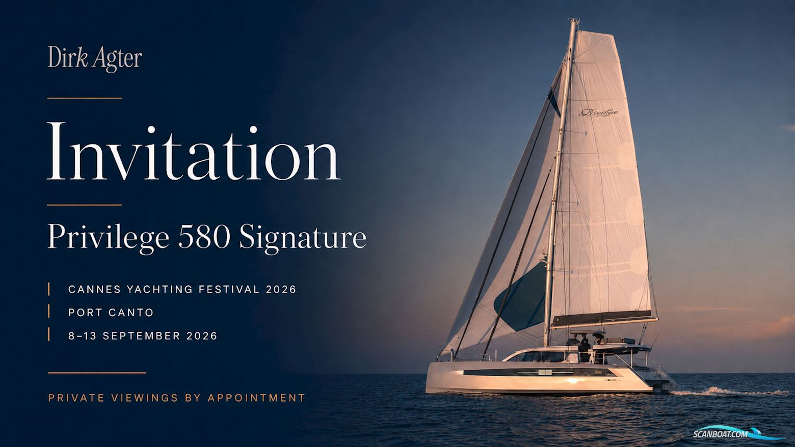 Privilège SIGNATURE 580 Multi hull boat 2027, with Yanmar engine, France