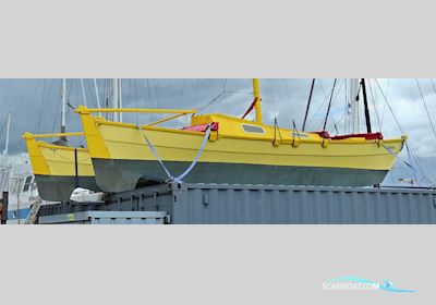 Amateur Wharram Tiki 26 Catamaran Multihull boten 2015, met Mercury motor, The Netherlands