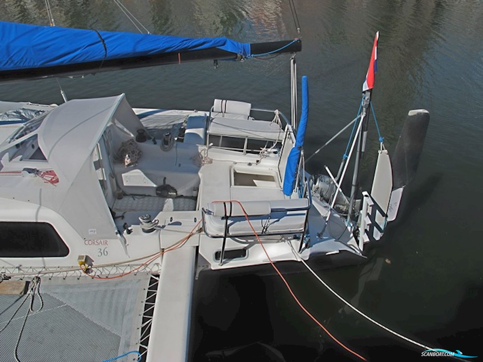 Corsair 36 folding trimaran