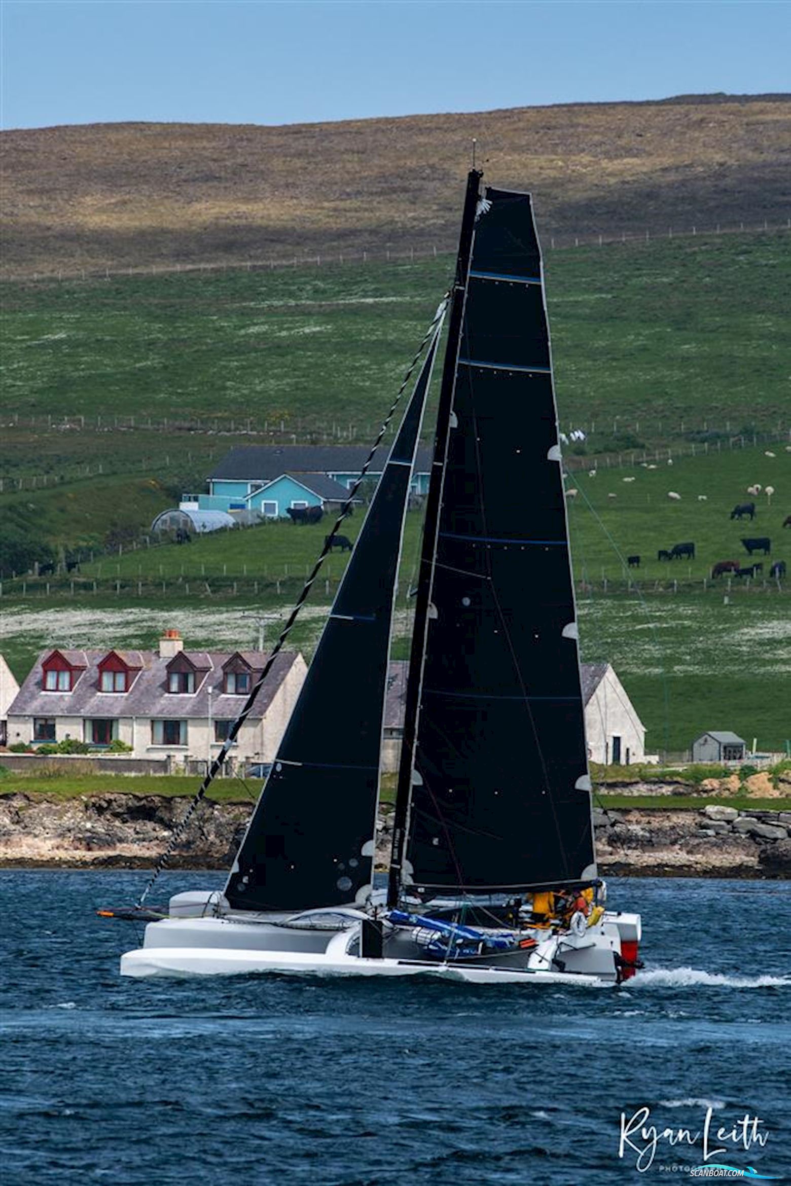 Custom Shuttleworth 39' Trimaran Multihull boten 2018, met Tohatsu motor, United Kingdom