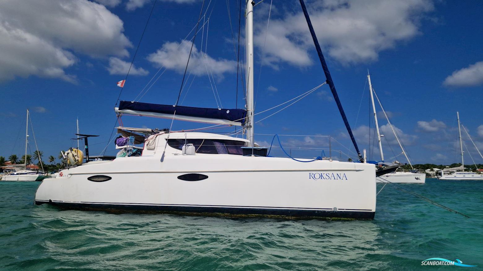 Mahé 36 Multihull boten 2008, met Roksana motor, France