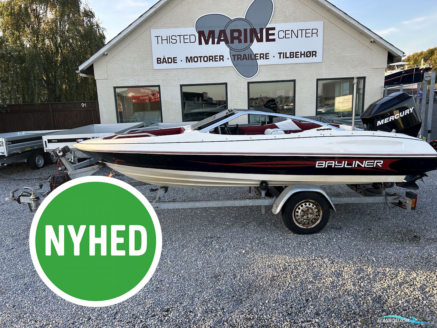 Bayliner Capri 1700 BR Powerboat 1990, with Mercury engine, Denmark