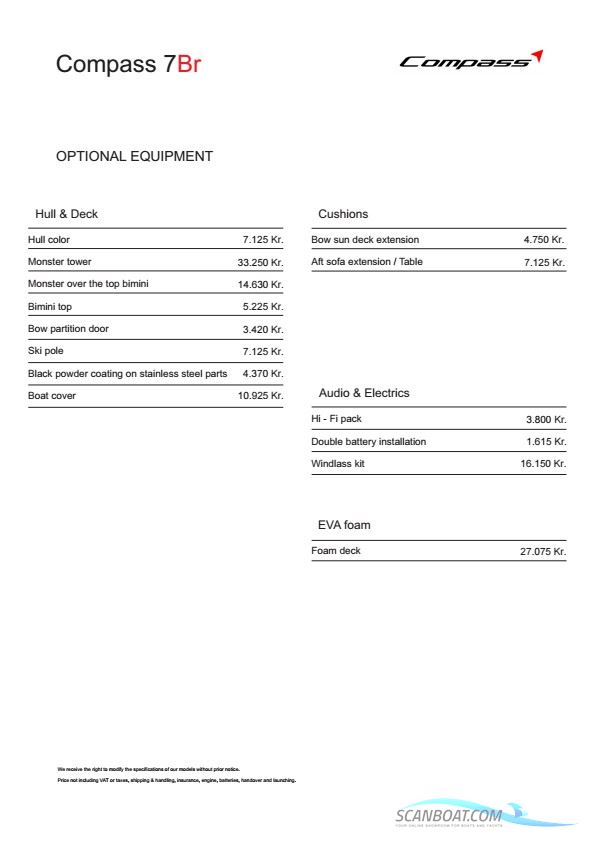 Compass 7 BR - 250 hk