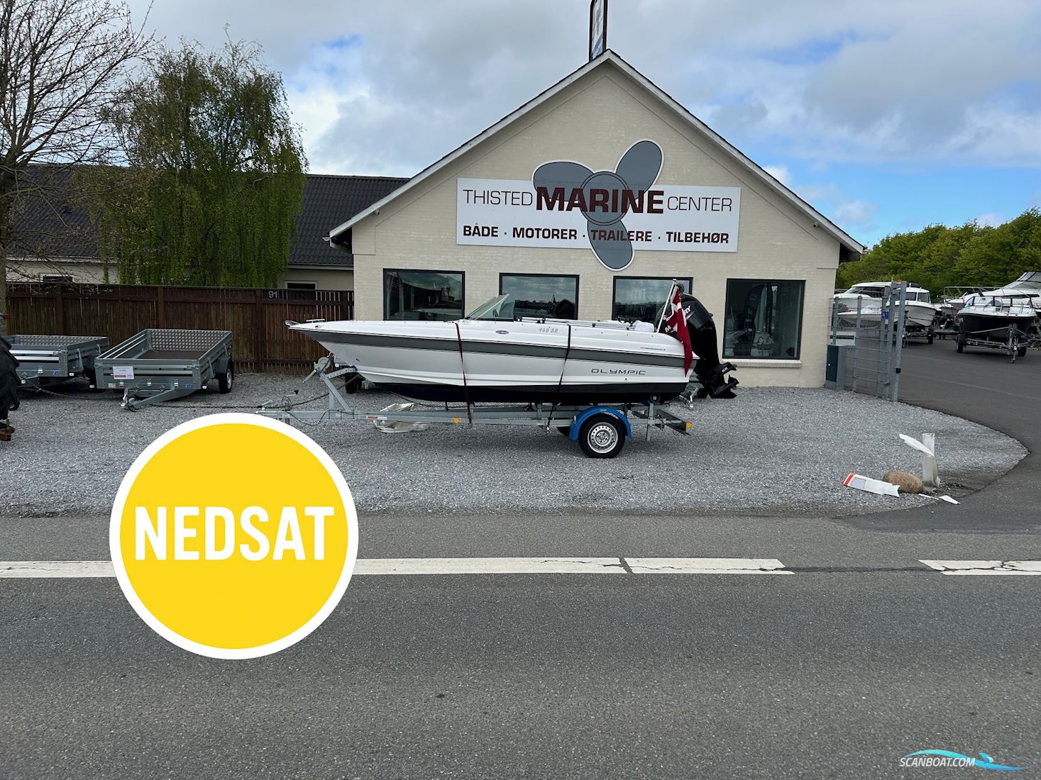 Olympic 460 BR Powerboat 2021, with Mercury 4 Stroke engine, Denmark