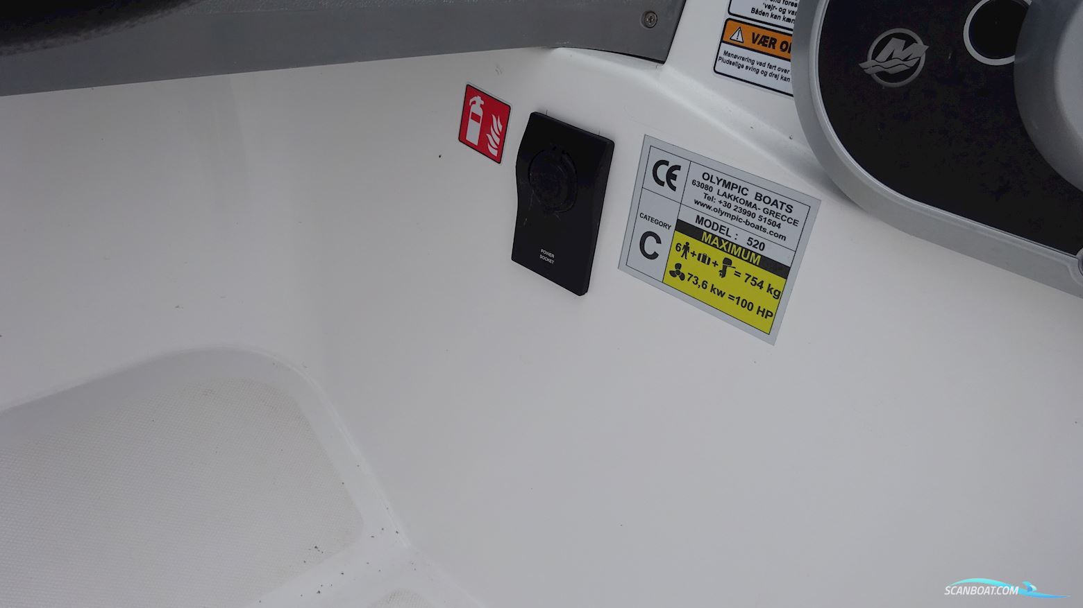 Olympic 520BR Med 60 hk Mercury