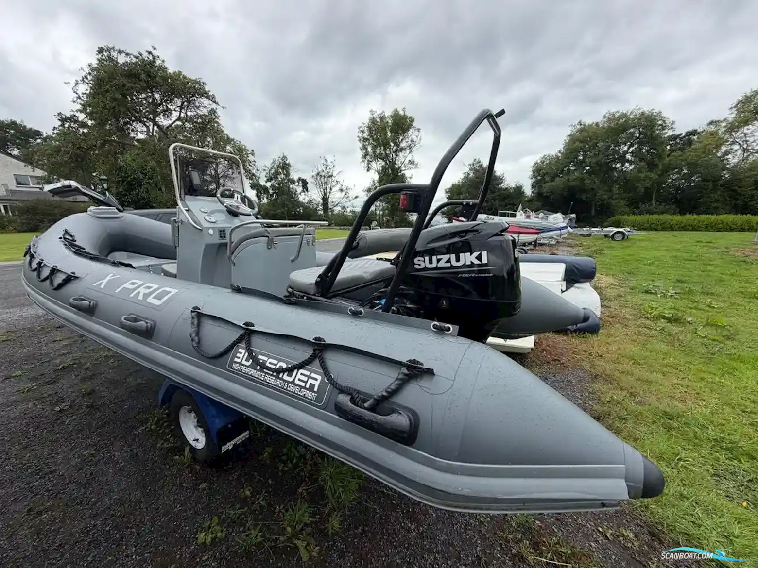 3D Tender 535 Rubberboten en ribs 2023, met Suzuki motor, Ierland
