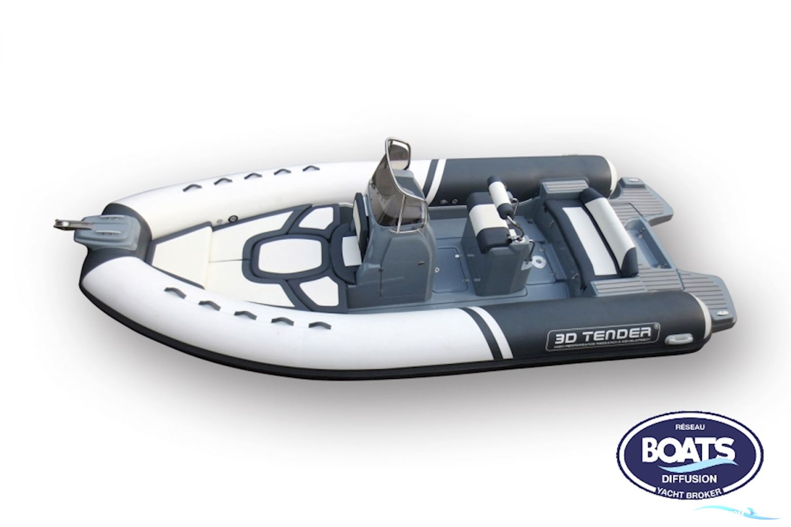 3D Tender 655 Rubberboten en ribs 2020, met Mercury motor, France