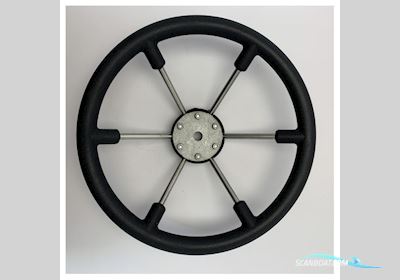 Allpa Black Leather Steering Wheel For Marine Boats - Durable Stainless Steel Spokes, Weather Resistant - NL7360/01 Rubberboten en ribs 2026, The Netherlands