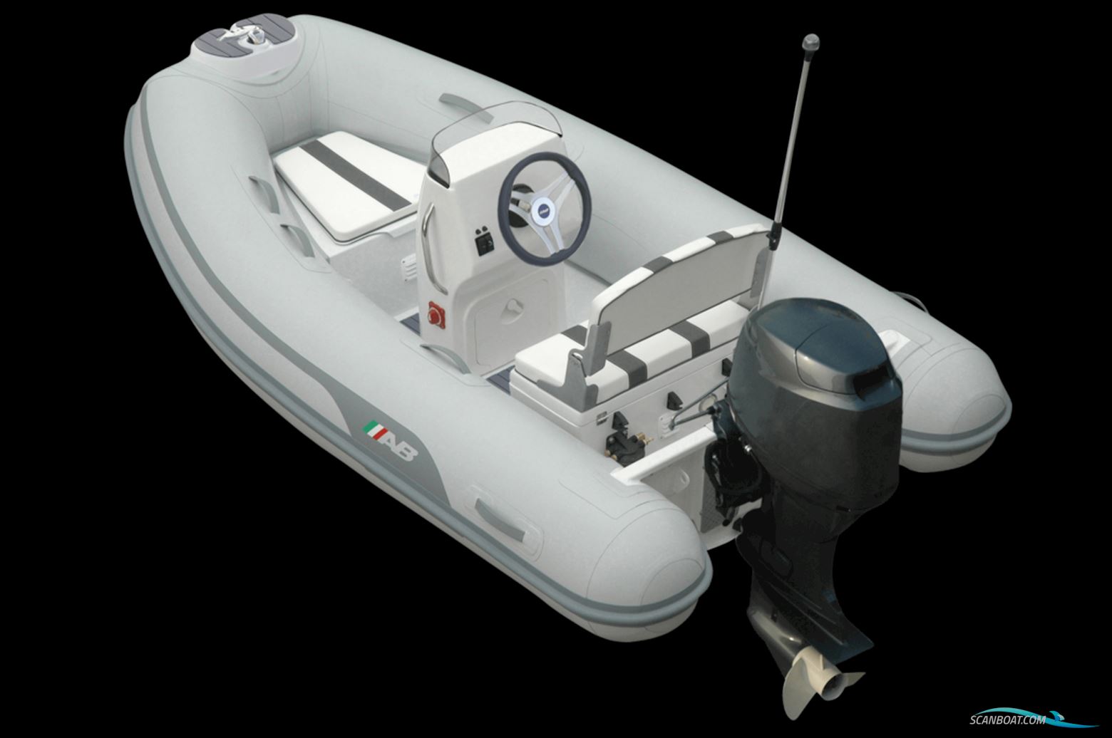 Alumina ALX 9.5 Light Grey Rubberboten en ribs 2024, Denemarken