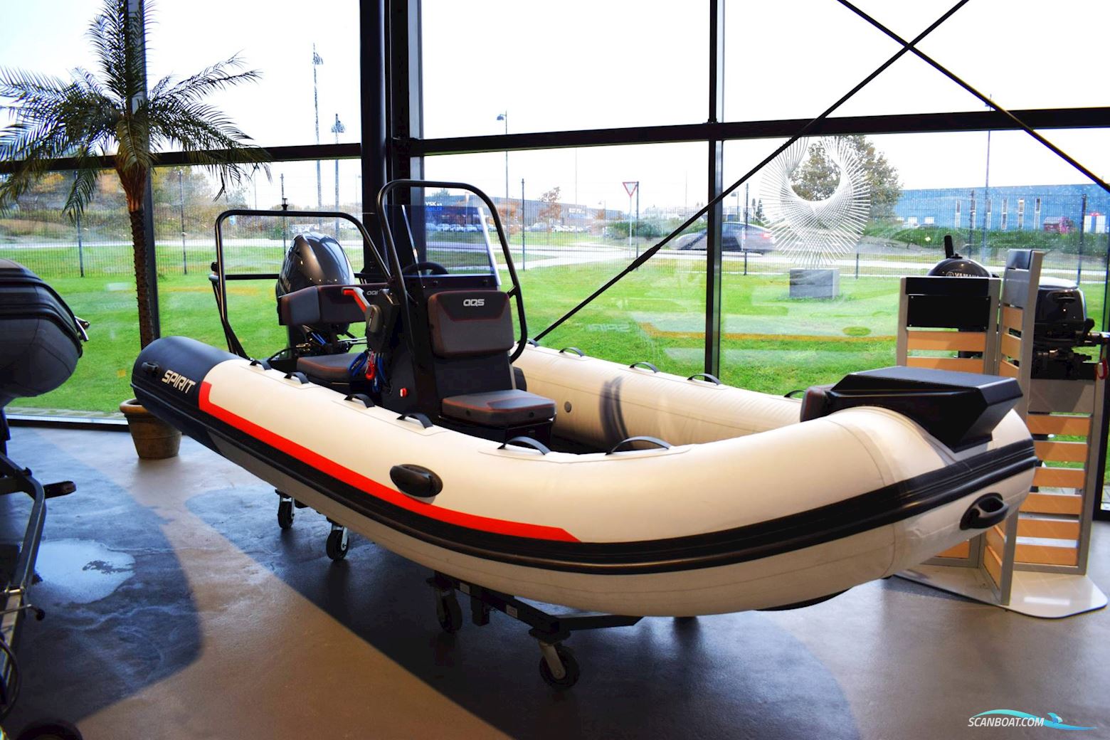 Aqua Spirit 450 - 40 HK Yamaha/Udstyr Rubberboten en ribs 2026, met Yamaha F40 Injection motor, Denemarken