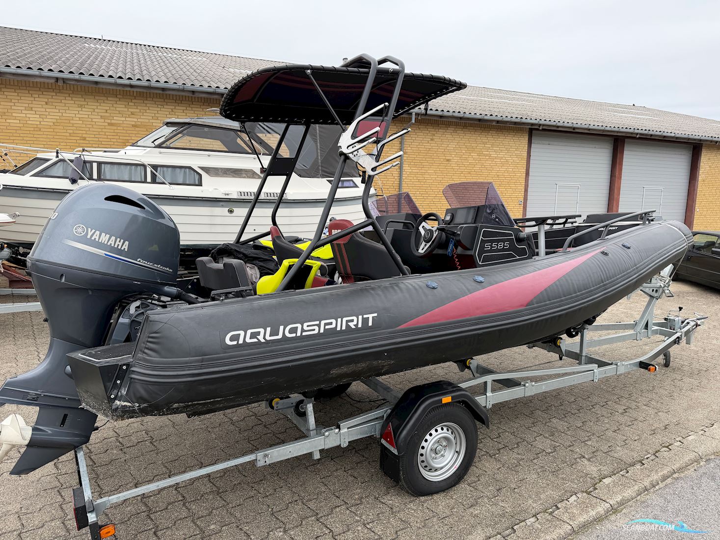Aqua Spirit 585 Rubberboten en ribs 2022, met Yamaha motor, Denemarken
