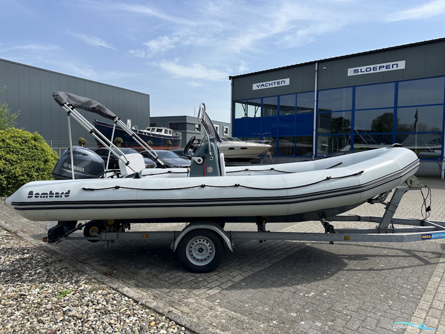 Bombard Sunrider 550 Rubberboten en ribs 2021, met Yamaha motor, The Netherlands
