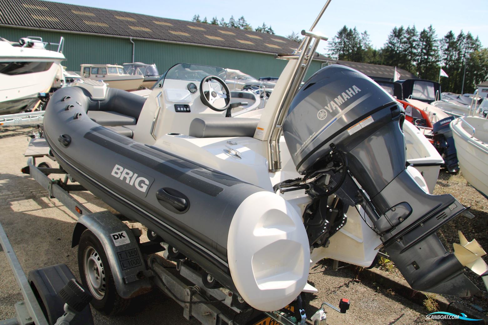 Brig E4 Eagle Luksus Rib Rubberboten en ribs 2023, met Yamaha F60Fetl motor, Denemarken