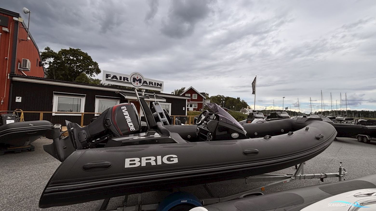 Brig Eagle 480 Rubberboten en ribs 2016, met Evinrude E-Tec 75 hk motor, Sweden