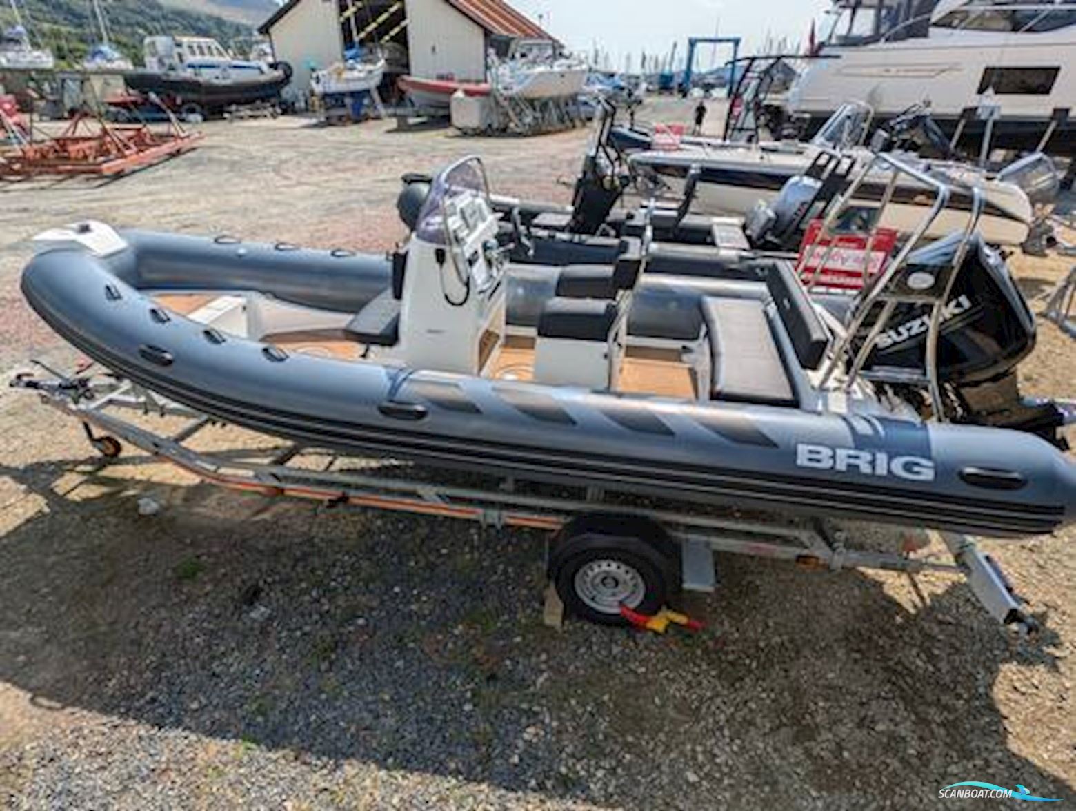 Brig Ribs Navigator 610 Rubberboten en ribs 2022, met Suzuki DF140 Fourstroke motor, United Kingdom