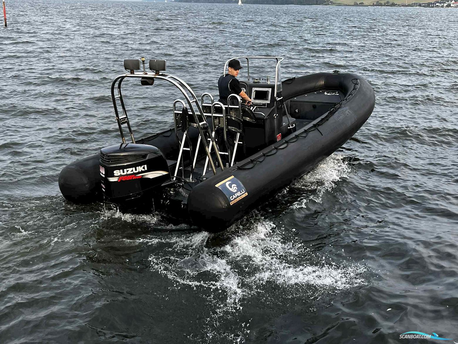 CAPELLI 7,5 RIB med 300 hk Rubberboten en ribs 2007, met Suzuki motor, Denemarken