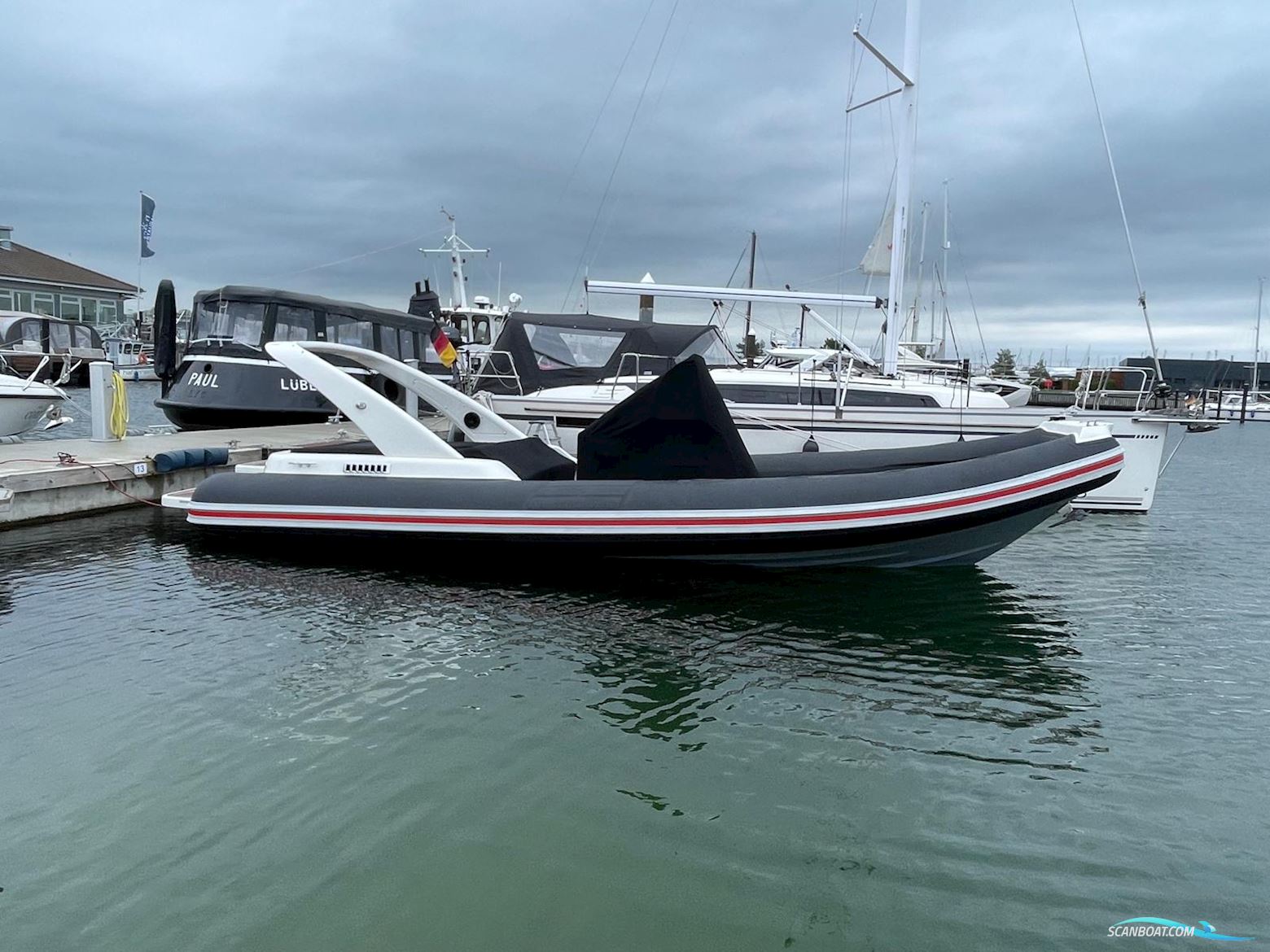 Cbs Led 27 Rubberboten en ribs 2014, met Mercruiser motor, Duitsland