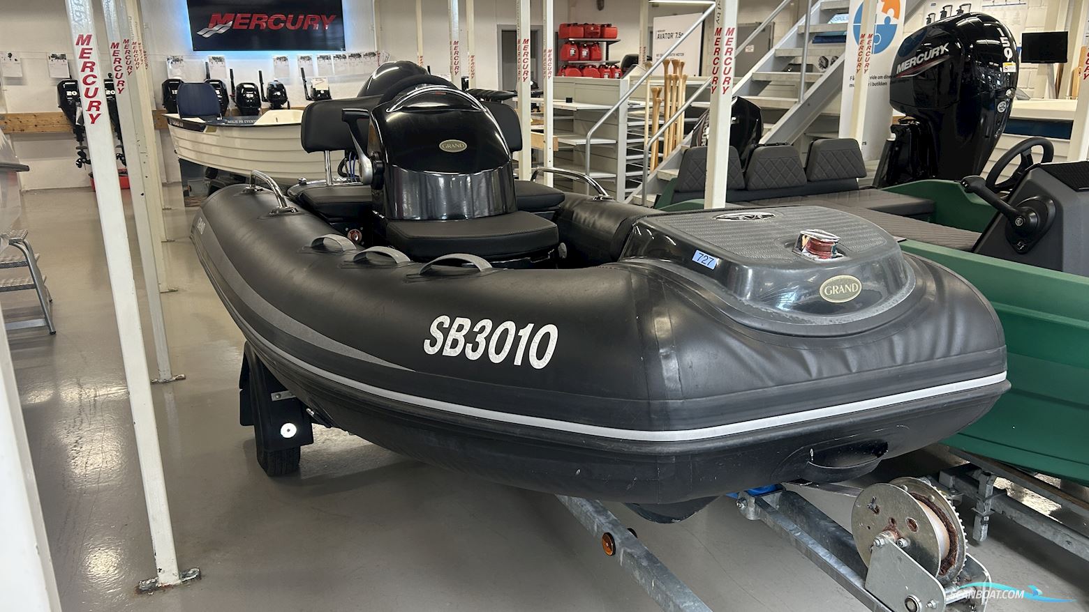 Grand G380 Rib Rubberboten en ribs 0, met Yamaha 40 hk 4-Takt motor, Denemarken