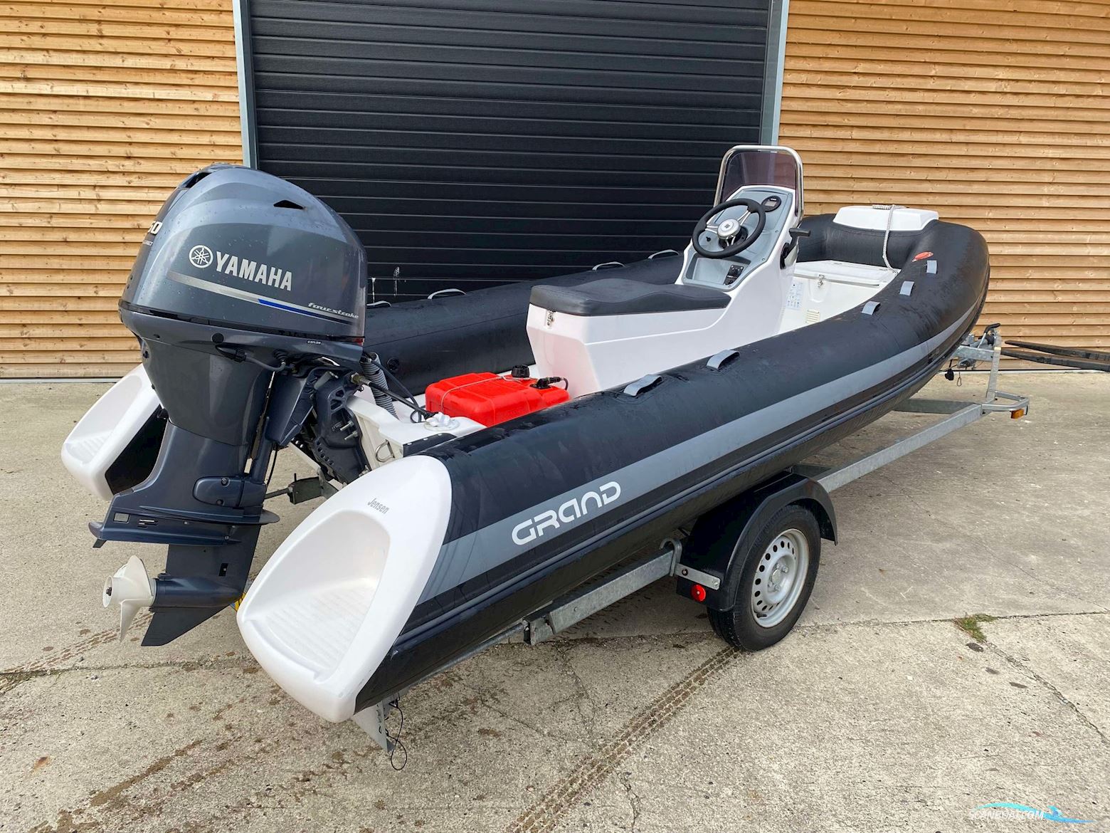 Grand S470 Sport Med 50 HK Yamaha Rubberboten en ribs 2019, met Yamaha motor, Denemarken