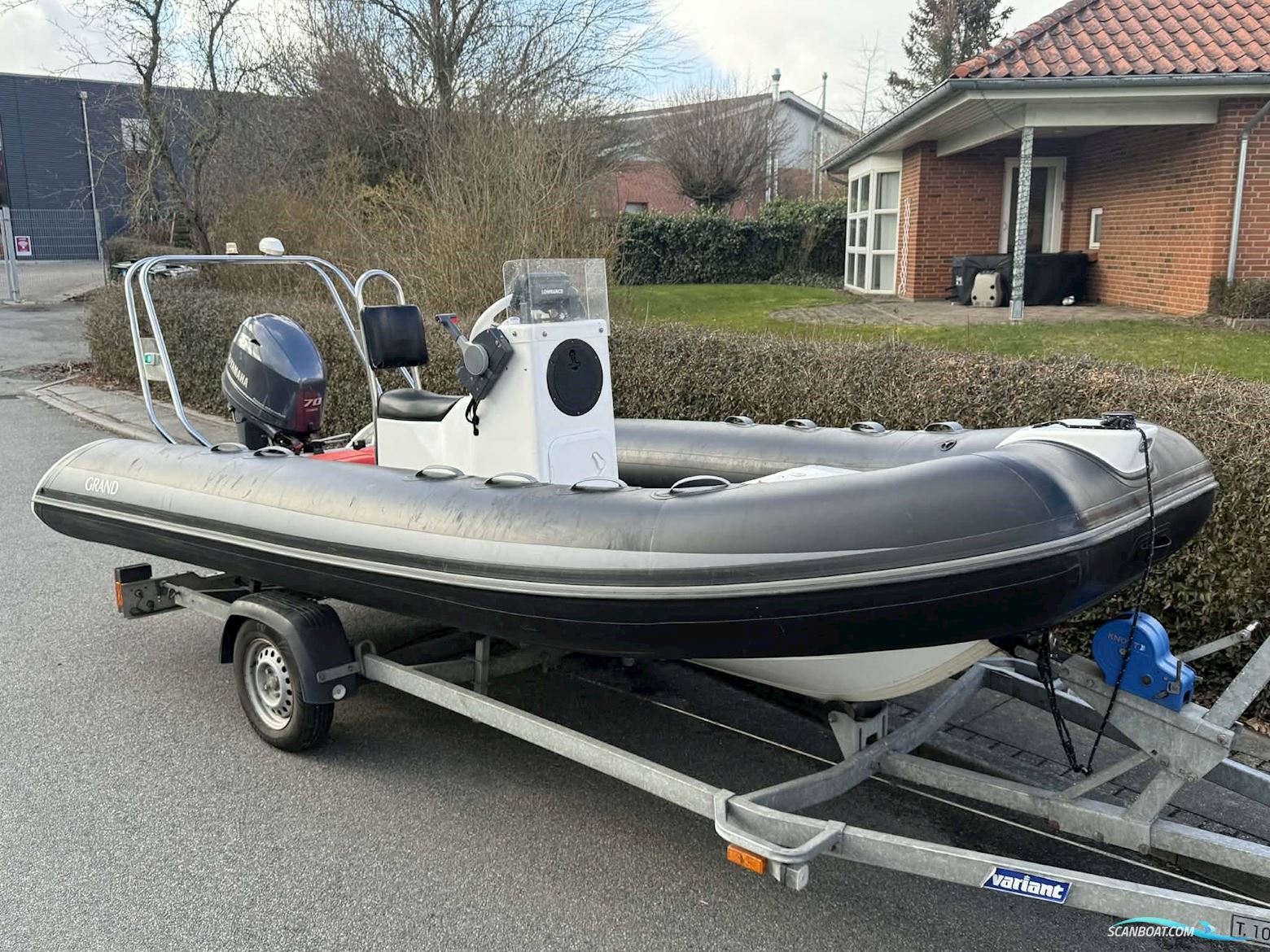 Grand S520 Sport RIB med 70 hk Yamaha Rubberboten en ribs 2014, met Yamaha motor, Denemarken