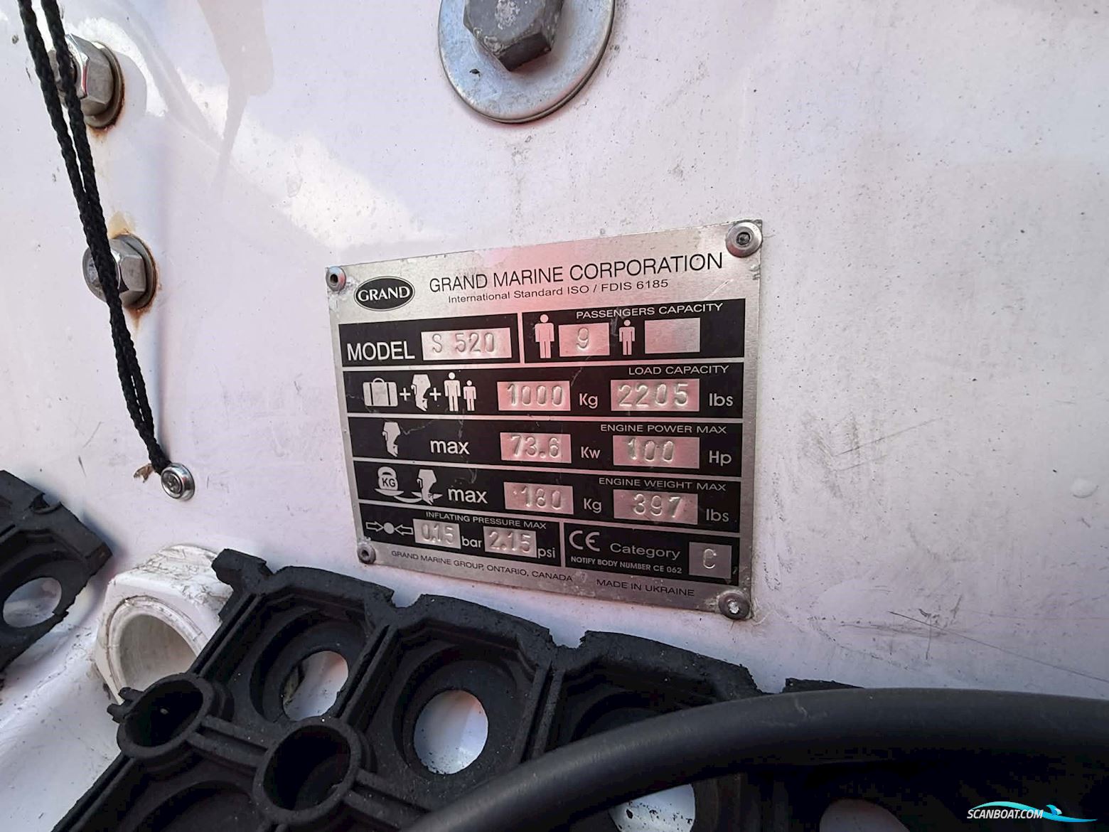 Grand S520 Sport RIB med 70 hk Yamaha