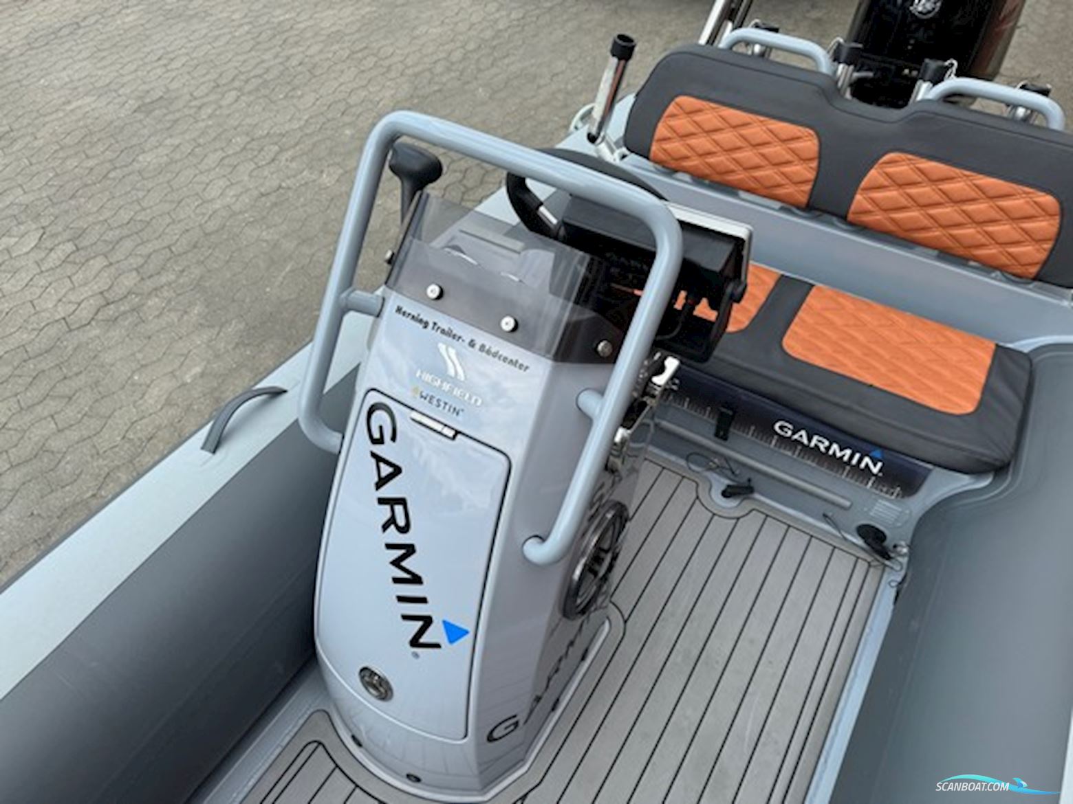 Highfield CL380DL m/Mercury F60 hk Efi 4-Takt og Brenderup Trailer - NU Nedsat KR. 15.000,- !