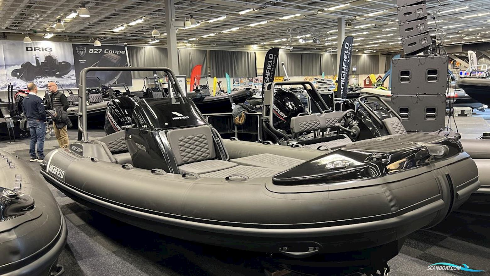 Highfield SP 520 Rubberboten en ribs 2024, met Mercury 80 Efi motor, Sweden